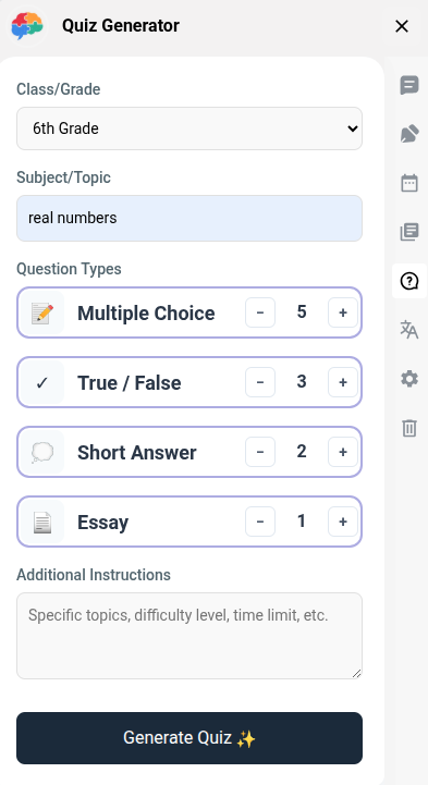 Lesson Plan Generator - Create structured educational content